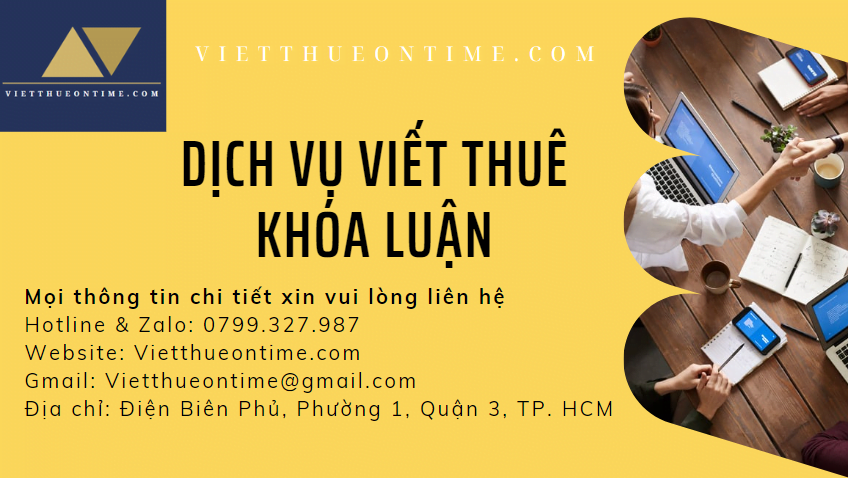 Dịch vụ viết thuê khóa luận tốt nghiệp