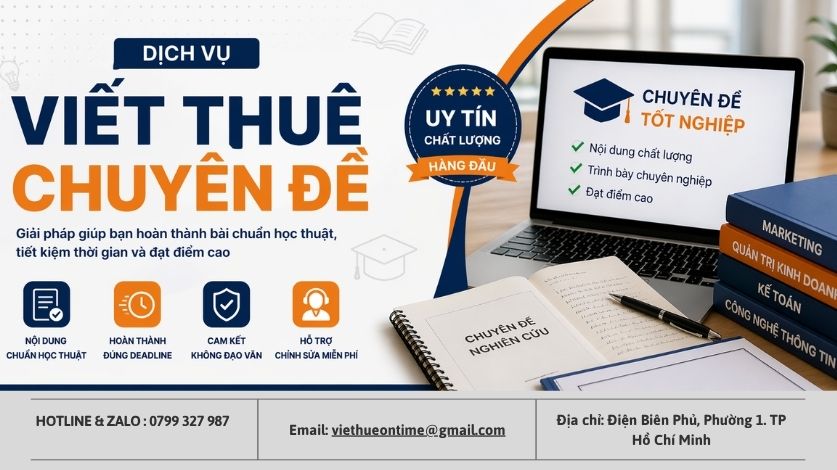 Dịch vụ viết thuê chuyên đề tại viethueontime
