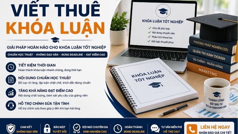 Dịch vụ viết thuê khóa luận tại vietthueontime