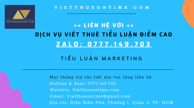 Tiểu Luận Marketing