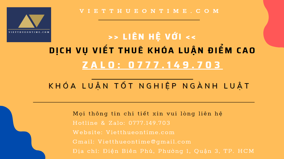 Khóa Luận Tốt Nghiệp Ngành Luật