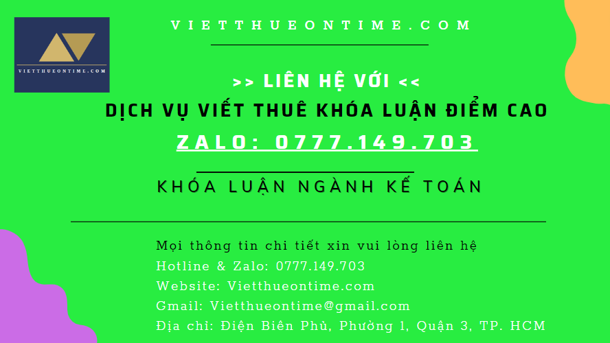 Khóa luận ngành kế toán