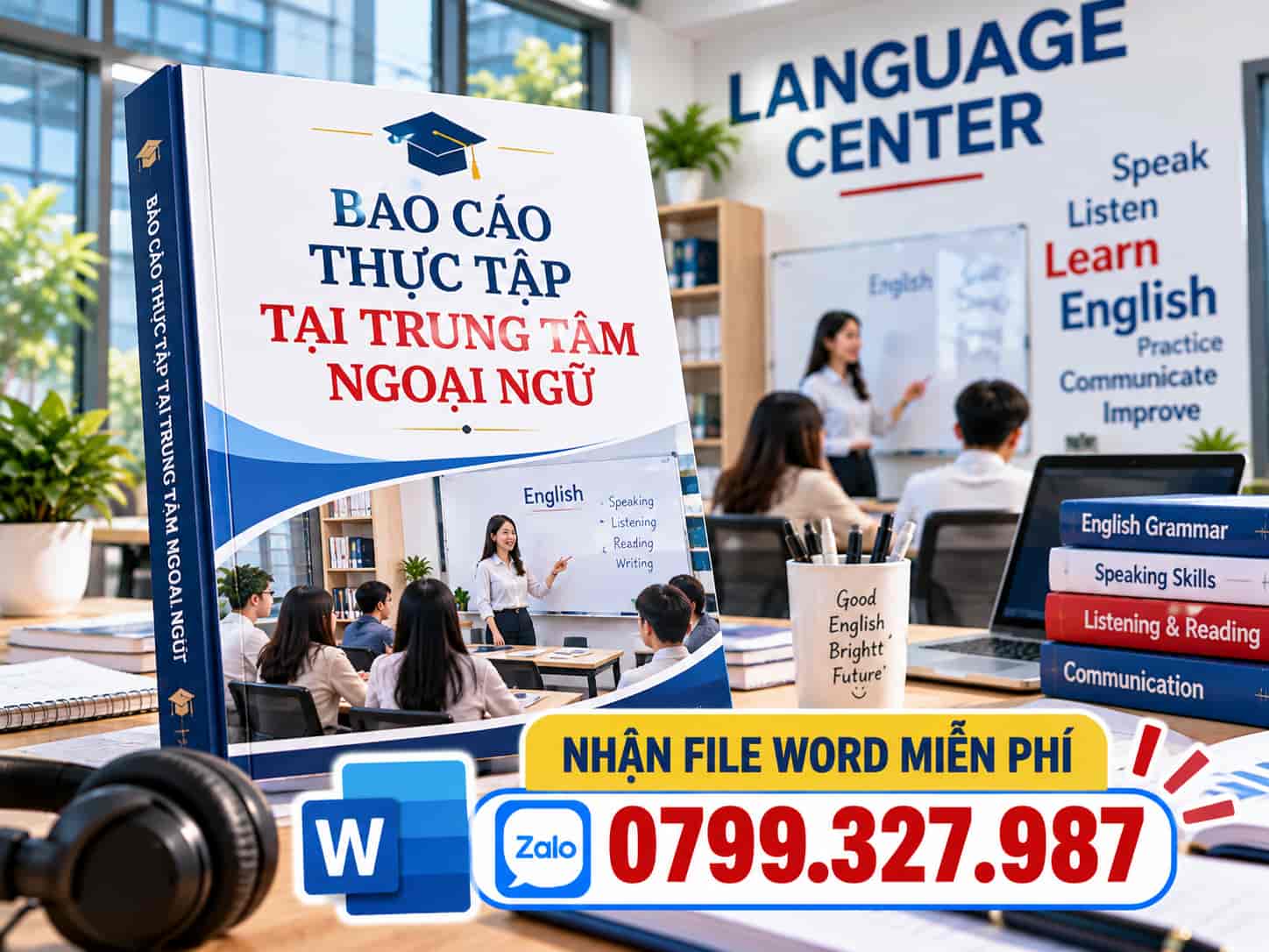 Báo Cáo Thực Tập Tại Trung Tâm Ngoại Ngữ
