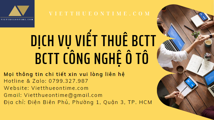 Báo cáo thực tập Công Nghệ Ô Tô