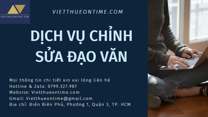 Dịch vụ chỉnh sửa đạo văn Vietthueontime