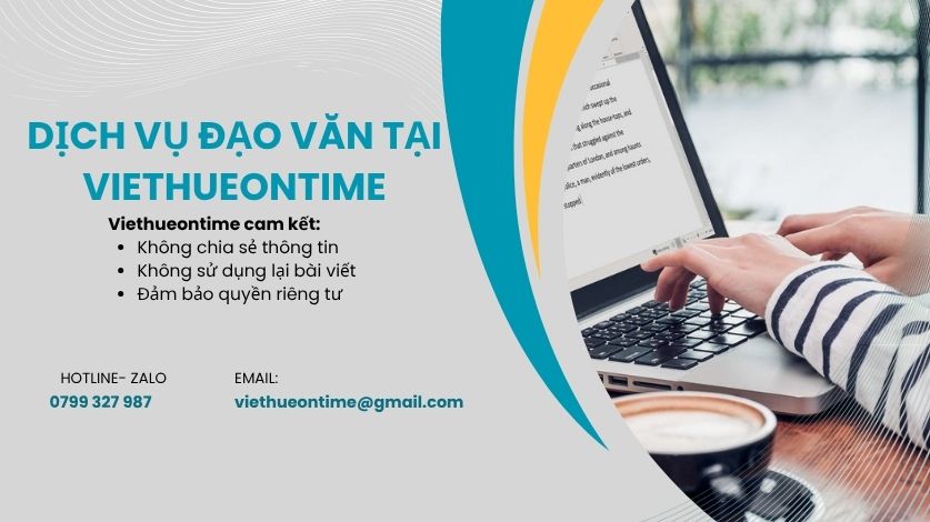 Dịch vụ chỉnh sửa đạo văn tại viethueontime