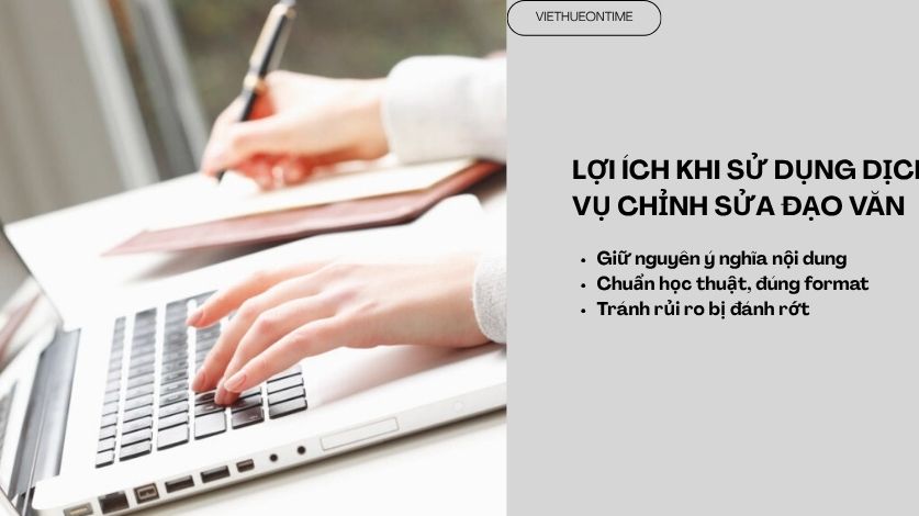 Dịch vụ chỉnh sửa đạo văn 