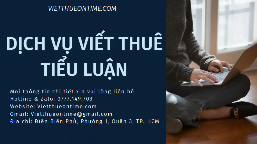 Dịch vụ viết thuê tiểu luận Ontime