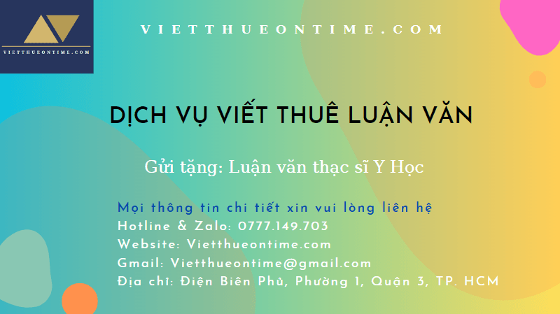 Luận văn thạc sĩ Y Học 10đ